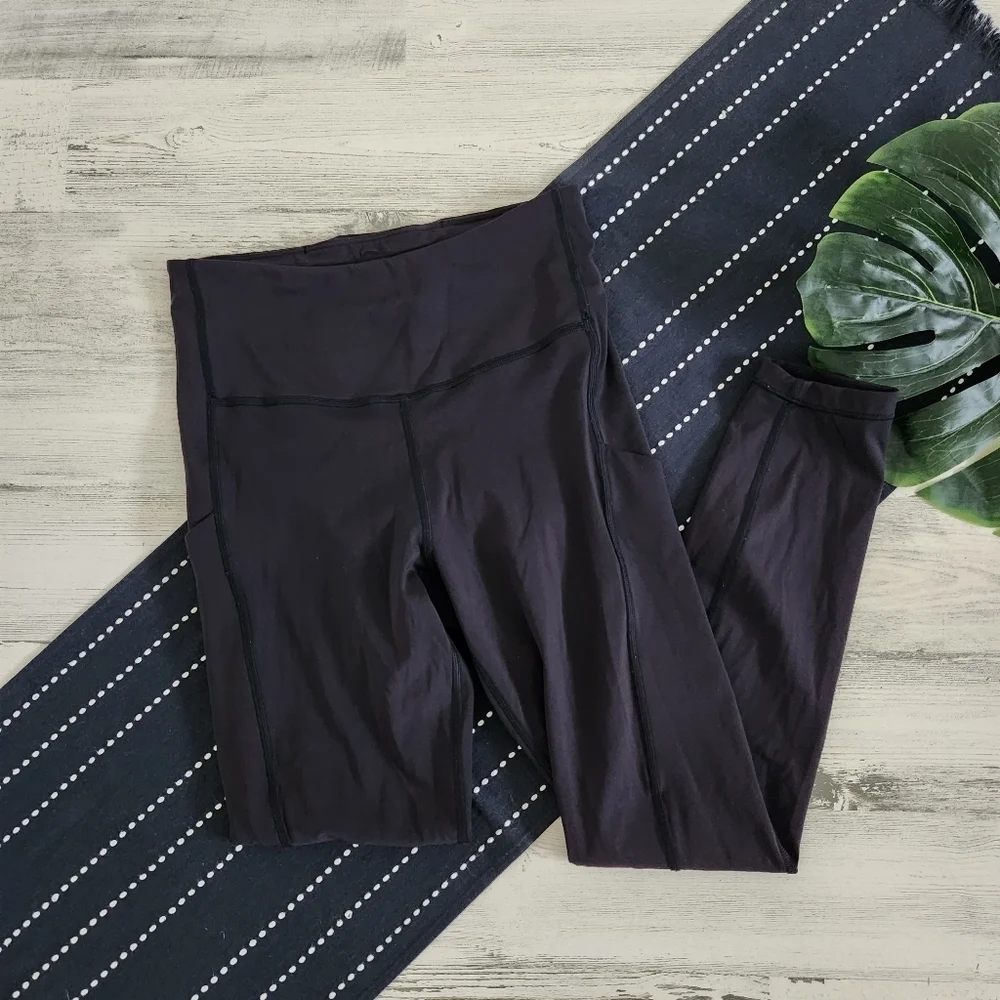 Athleta Ultimate Stash Pocket 7/8 Tight Leggings Black Size XS